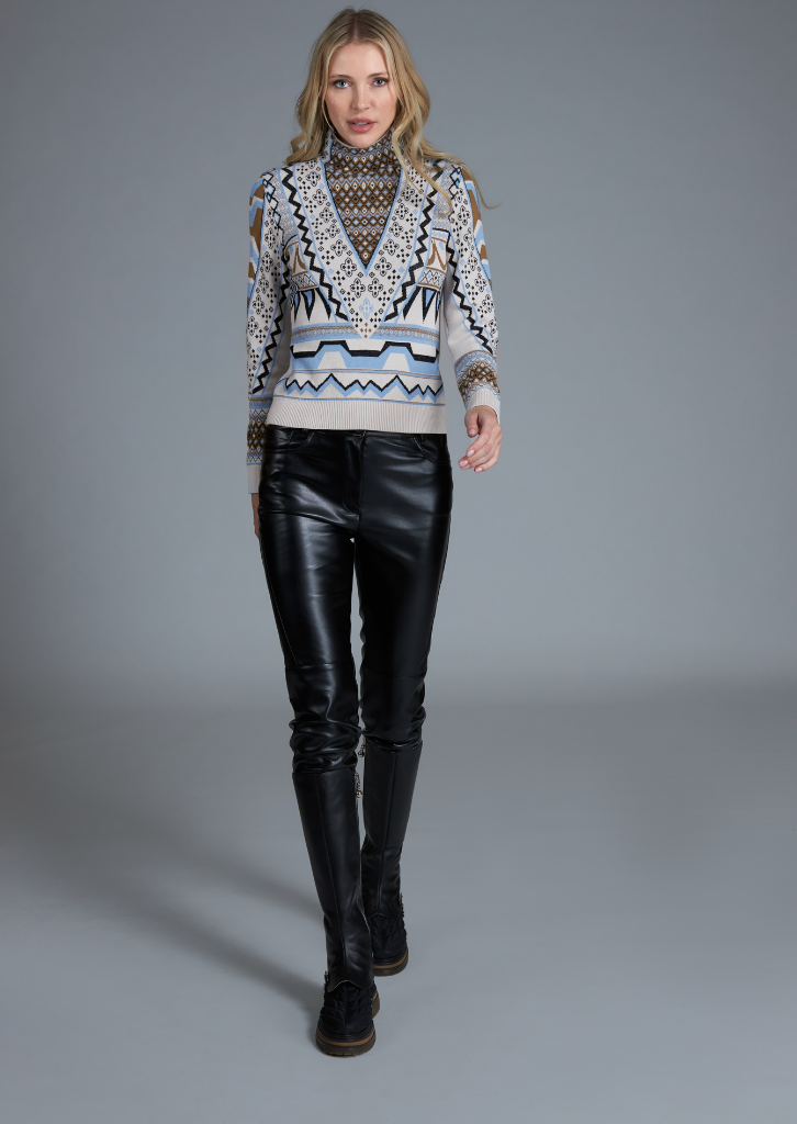 Tricot turtle neck