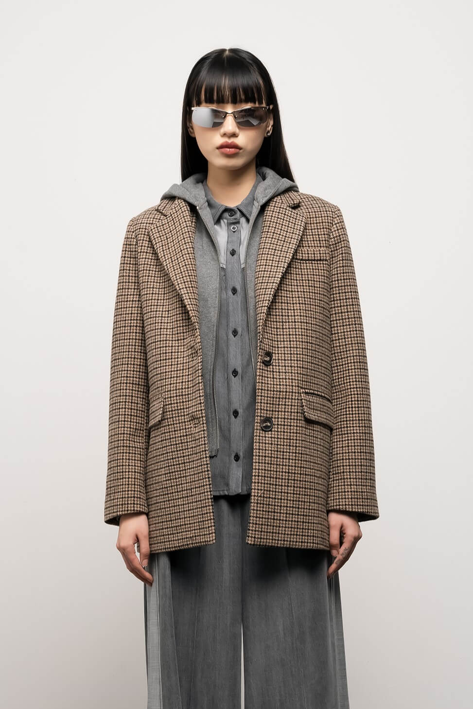 Mironcé Hooded blazer